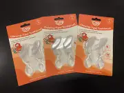 SET OF 3- Chewing-Type Gentle Silicone Baby Toothbrush Teether-NEW