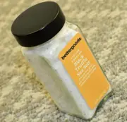 Black TRUFFLE SALT Italian Sourced Fine Grain Sea Salt - 3.8 oz Glass Jar STRONG