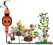 Fafeicy Watering Controller Tool GardenIntelligent Plant Flower Irrigation Automatic Timer for Balconies Courtyards