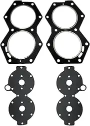 Car Repa 2 Set Head & Cover Gasket for EVINRUDE Johnson 318358 V4 88 90 100 110 115 140 HP 0318358 0777379 777379 Spare partsir