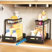 Under Sink Organizer 1 Pack,Pull Out Cabinet Organizer Shelf,Kitchen Bathroom...
