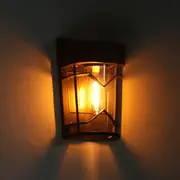 Solar Fence Light Water-resistant Solar Outdoor Wall Lamp for Garden Fence Patio Decor