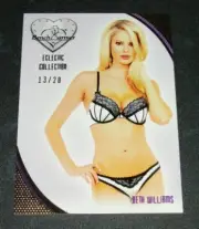 2016 Benchwarmer BETH WILLIAMS Eclectic #110 Gold Foil Variant/20 PLAYBOY Sexy