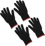 [HOMSFOU] 2 Pairs Knitted Fiber Touchscreen Gloves Finger Gloves Mens Gloves Warm Gloves for Men