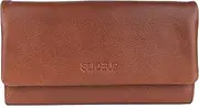 [SLIDEUP] Jubilant Women's Leather Wallet and Purse with Contemporary Design Handcrafted to Detail Tri Fold Flap and RFID Protection