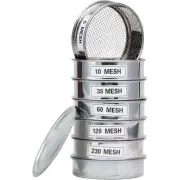 Scott Resources Stainless Steel 6-Piece Sieve Set