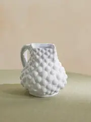 [Astier De Villatte] Astier De Villatte - Adélaïde Glazed Ceramic Pitcher - White - One size One size White