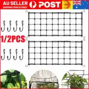 Elastic Scrog Trellis Net w/Hooks Plant Support Netting for Grow Tent 120*60cm