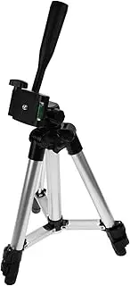 DOITOOL Lightweight Adjustable Alloy Fishing Tripod Stand with LED Flashlight Holder Height for Fishing Cameras Easy Attachment Padded Grip and Stable Feet