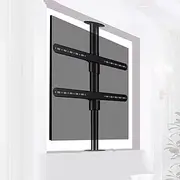 360 Degree TV Floor Stand - TV Ceiling Mount Adjustable Bracket,Partition Wall Rotating Rack Rotating TV Cabinet Rotating Base,Up to 110 Lbs,Fits 32-75inch LED Screen Display,200,295cm