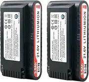 21.6V 3500mAh 2PCS Replacement Vacuum Cleaner Li-ion Battery，Compatible for Samsung Jet 90/Jet 75 Pet Cordless Stick Vacuum VCA-SBT90/XAA