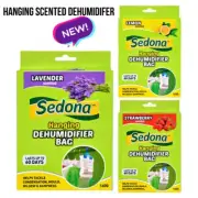 3X NEW Hanging Scented Dehumidifer 160g Lavender, Lemon, Strawberry AU