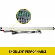 1 Axis Lathe Linear Scale 550mm with Accuracy 0.0002" Optical Length Precision Linear Scale Aluminum Body for Mill Milling Lathe Machine with Accessories