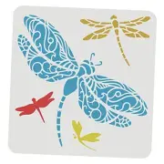 Stencils 11.8x11.8 inch DIY Stencil Template Plastic Pattern Dragonfly