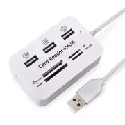 Lector De Multiples USB Para Computadora Laptop PC Macbook Tarjetas SD Micro
