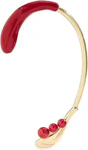 [FALERII] Fashion trend ear hook ear clip stud - design sense personality elf ear clip - rhinestone ear bone clip, alloy