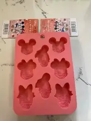 Disney Mickey and Friends Silicone Chocolate Mold by Daiso Set of 2