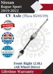 New OE Front Right CV Axle For 2019-2022 Nissan Rogue Sport 2.0L 4X4 Lifetime W. (for: Nissan)