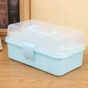 2/3 Layers Foldable Large Capacity Storage Box Multifunctional Plastic Portable