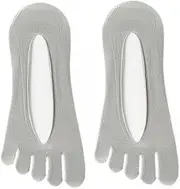 [Perfeclan] 5x Five Toe Socks Lightweight Sports Short Socks for Home Casual Sports Women Girls