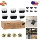 Complete Meal Prep Solution: 96 BPA-Free Containers, Microwave & Freezer Safe