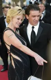 Antonio Banderas and Melanie Griffith attend the Premiere of movi- 2004 Photo 5