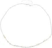 [SAFIGLE] Fashionable Body Accessory Adjustable Length Waist Chain Stones and Glass Beads for Stage Showcase Your Elegance