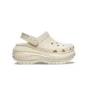 New CROCS Mens UNISEX MEGA CRUSH CLOG 207988-2Y2 BONE US M 4 - 7