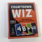 Countdown Wiz The Fast Pace Numbers Card Game - NIB Factory Sealed