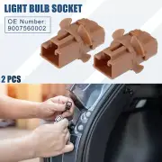 2pcs Light Bulb Socket No.9007560002 Lamp Socket for Toyota Sequoia 2008-2021