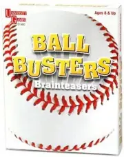 Ball Busters Baseball Brainteasers trivia cards by University Games SEALED