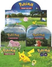2022 Pokemon GO Mini-Tin Display Box (10 Mini Tins) FACTORY SEALED!
