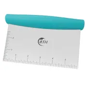 4TH Bench Scraper - Professional Stainless Steel Dough&Pastry Cutter, Multi-P...