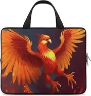 Laptop Case Sleeve Shockproof Computer Carrying Bag Orange Red Phoenix Laptop Bag Tote Lightweight Notebook Case Cover Traveling Briefcase Handle Bags for Travel Business 13inch