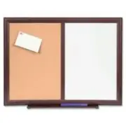 Lorell 24"x18" Dry-erase/bulletin Combo Boards - 24" Width X 18" Height -