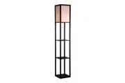 Shelf Floor Lamp - Shade Diffused Light Source with Open-Box Shelves