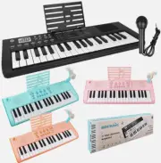 Piano Keyboard for kids 37 key digital music keyboard w/ microphone USB Xmas Toy