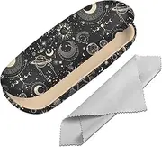 [BHAHB] Eyeglasses Case Hard Shell Protective Case for Glasses Eyeglass Box with Cleaning Cloth for Boys Men Man Cute Aesthetic