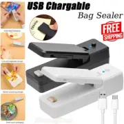 Mini Sealing Machine Portable Food Bag Heat Sealer Handheld USB Rechargeable New