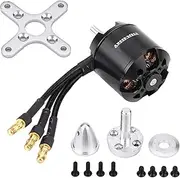2216 880KV Motor, RC Airplane Motor with Bright Color Non Slip Points for Fixed Wing RC Aircraft