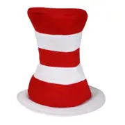 Cat in the Hat Plush Top Hat (Red & White Stripe) - Child