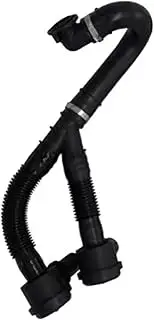 daili Store 13717594721 Compatible with BMW 7' F01 F02 740i 740Li X6 E71 35ix Turbocharger Bypass Valve Assembly Thrust Ventilation Hose Accessories (Color : Double Connector)