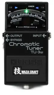 Boss TU-3W Waza Craft Chromatic Tuner with Bypass (5-pack) Bundle