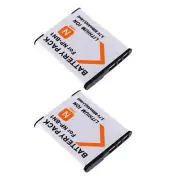 2pack NP-BN1 NP BN1 N type Battery for Sony DSC-W390 DSC-W380 DSC-W370 DSC-W350
