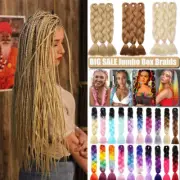 24 INCH Jumbo Box Braiding Hair Extensions Synthetic Synthetic Crochet Braids