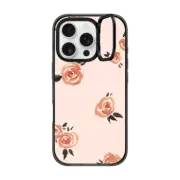 iPhone 16 Pro Impact Ring Stand Case MagSafe Compatible Garden Rose