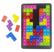 Brand New Pop It Tetris Game On Board