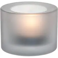 在飛比找momo購物網優惠-【Utopia】霧面玻璃燭台(蠟燭臺 燭座)