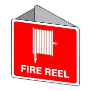 3d Fire Hose Reel With Symbol Sign | Fire Safety Signs