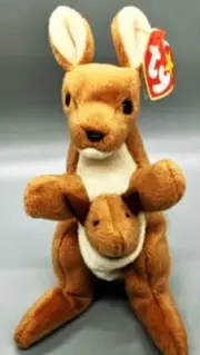 BEANIE BABIES "POUCH"/ TY TAG & TAG PROTECTOR! 1996 NEW! AUCTION #`32